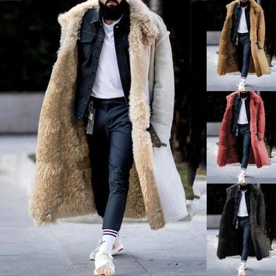 Inverno Novo Produto Casaco Masculino de Imitação de Pele Jaqueta Espessa Quatro Cores e Oito Tamanhos Independente