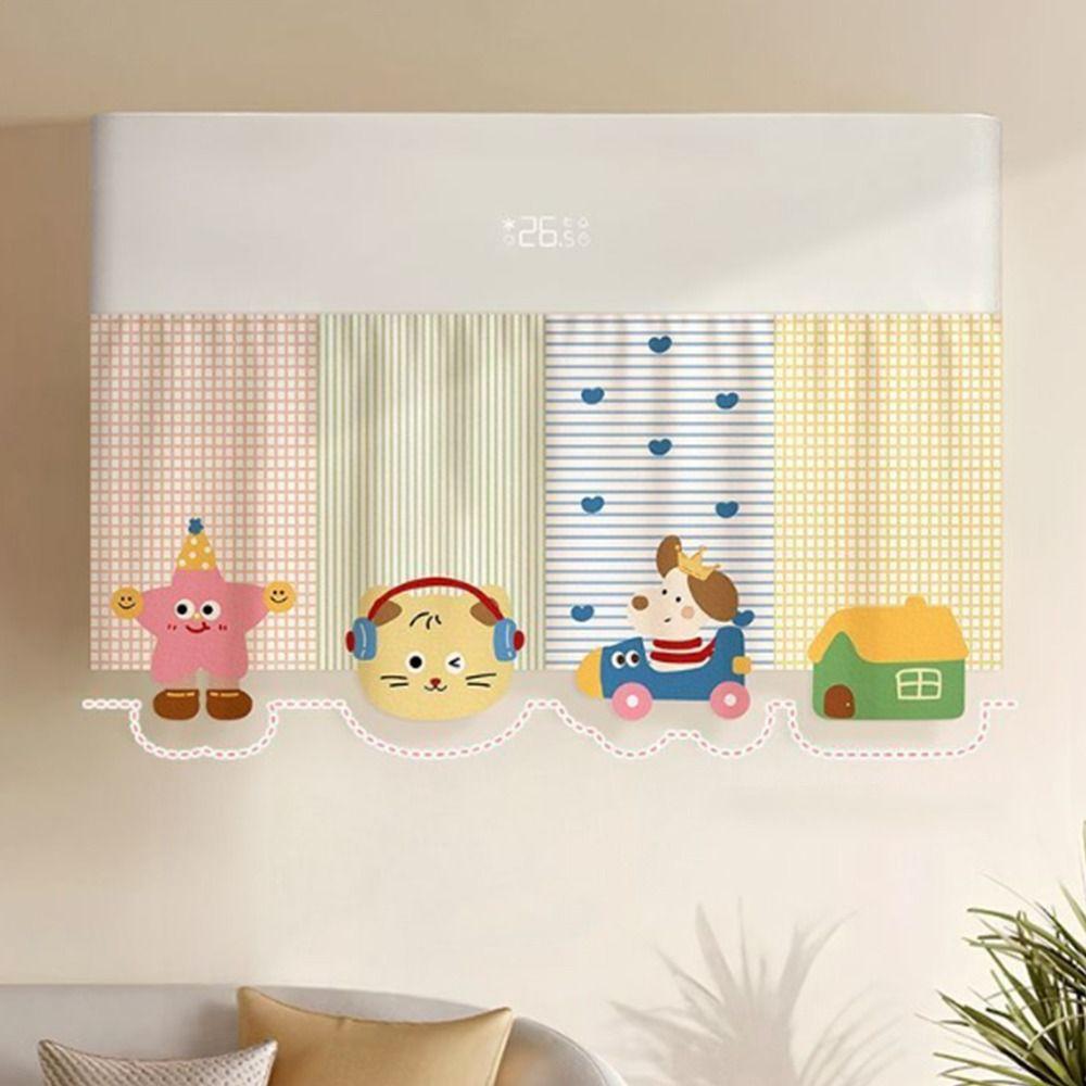 Cartoon Air Conditioning Wind Shield Anti-Direct Blowing Air Conditioning Baffle Office Use