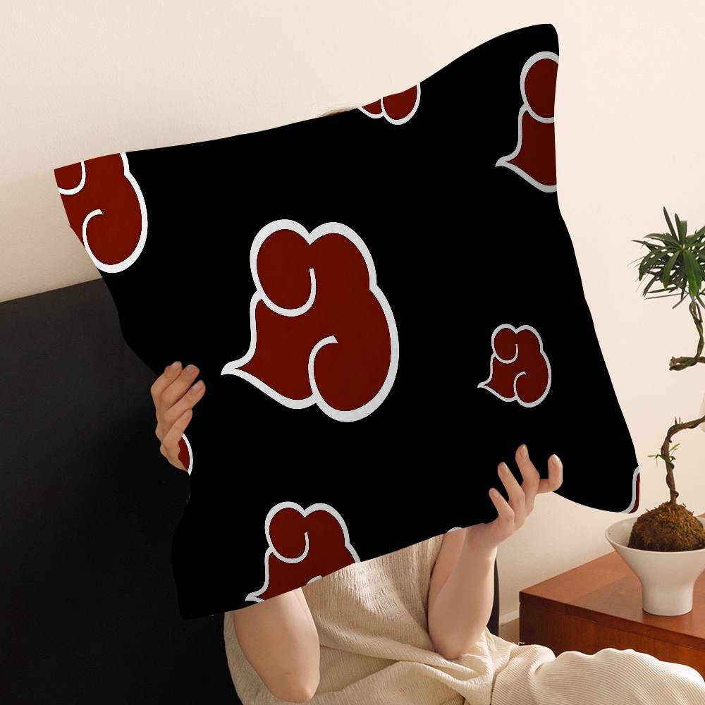Anime N-Narutos-Japan Maple Design Cushion Cover Happy Autumn Harvest Decor Holiday Decorati Pillow Cover