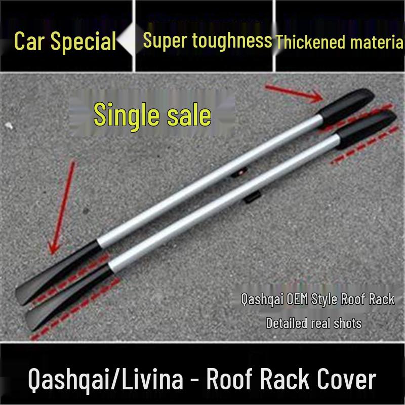 

Fits 07-15 Qashqai Luggage/Roof Rack End Cap Right Rear