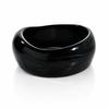 New wide version irregular resin bracelet female niche design smudging Japanese and Korean retro minimalist jewelry