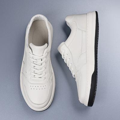 New Men's Casual Shoes Leather Breathable Men's Versatile Board Shoes Men's Shoes Shoes