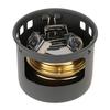 ALOCS Camping Outdoor Spirit Alcohol Burner Camping Stove Alcohol Stove Bracket Support Set