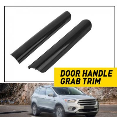Black For Ford Escape 2013- Front Door Handle Grab Trim Molding DRIVER RIGHT