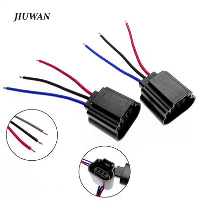 2 stücke ABS Auto Scheinwerfer Verlängerung Birne Adapter Halter Kabelbaum Verdrahtung für H13 Buchse Kabel Buchse Auto Zubehör