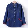 YUZHAOLIN Women's 100% Cotton Denim Style Shirt Jacket
