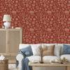 Wallpaper School Supplies Red for Living Room and Bedroom 50x1000