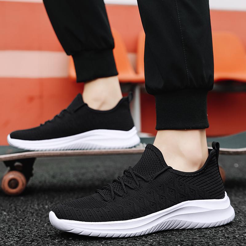 Summer Men's Shoes 2025 New Mesh Tenis Masculino Breathable Lightweight Casual Sneakers Shoes Large Couple Outdoor Running Shoes
