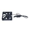 Three Speed USB Ventilation Fan, Compact Inline Exhaust Airflows for Bathroom Kitchen 3D Printer Enclosures and Greenhouse