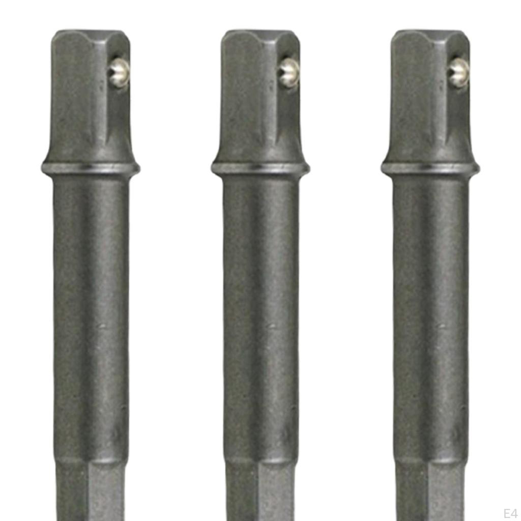5 Socket Adapter Set, Drill Adapters, 1/4" Hex Shank for Power Tools