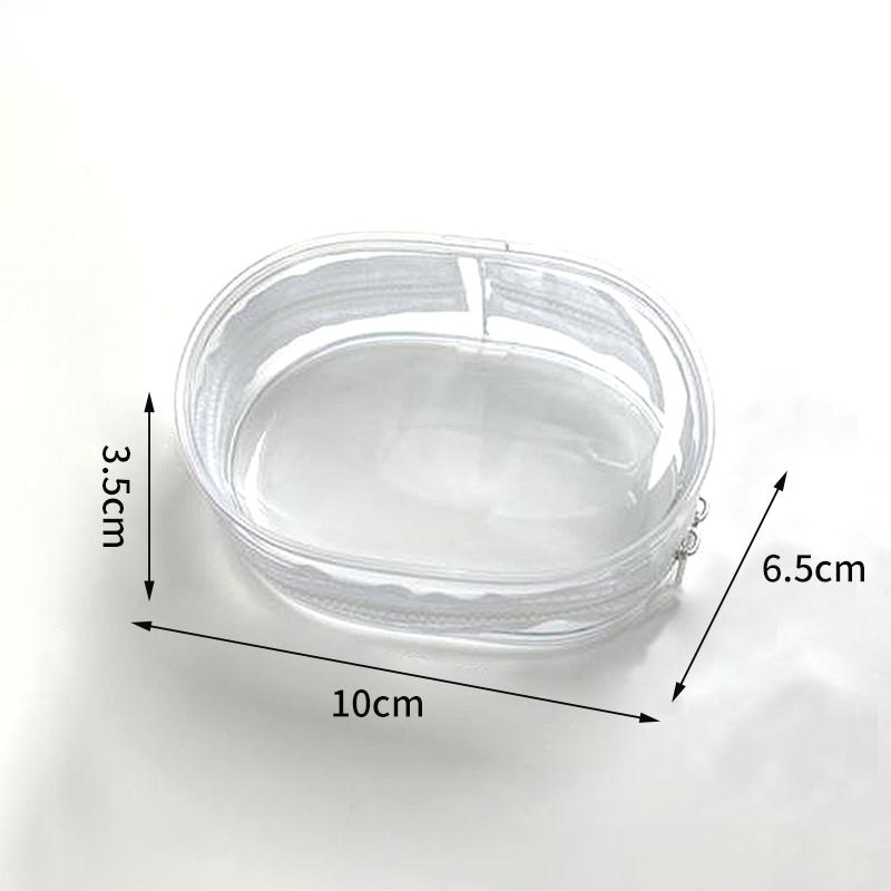 Toys Transparent Doll Storage Bag PVC Bag for Figurines Plush Cotton Dolls Carry Portable Storage Case Pouch Keychain Pendant