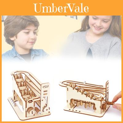Puzzle 3D en Bois Montagnes Russes Jouet Pour Jeu Créatif Conscient et Apprentissage Imaginatif