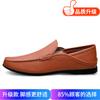 Men's shoes 2025 summer new men's British style beanie shoes trend line driving lazy people step on the heel driving casual shoes
