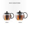 BODUM ASSAM Teapot, Tea Maker, Tea Press, 500ml, for Black Tea, Green Tea, Chinese Tea, Herbal Tea, and Fruit Tea, with Stainless Steel Filter and