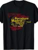 Spain Flag Silhouette, Towns Cities Madrid, Travel Espana T-ShirtSame Style for Men and 2025 Summer