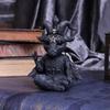 Halloween Magic Kitten Resin Ornaments: Animal Sculptures for Tabletop Decorations