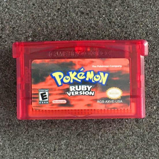 Sapphire/Emerald/Fire Red/Leaf Green/Ruby Card Cartridge for Pokemon Game GBA