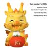 New Year Dragon Shaking Head Figurine - Cute Cartoon Dragon Desktop Decor