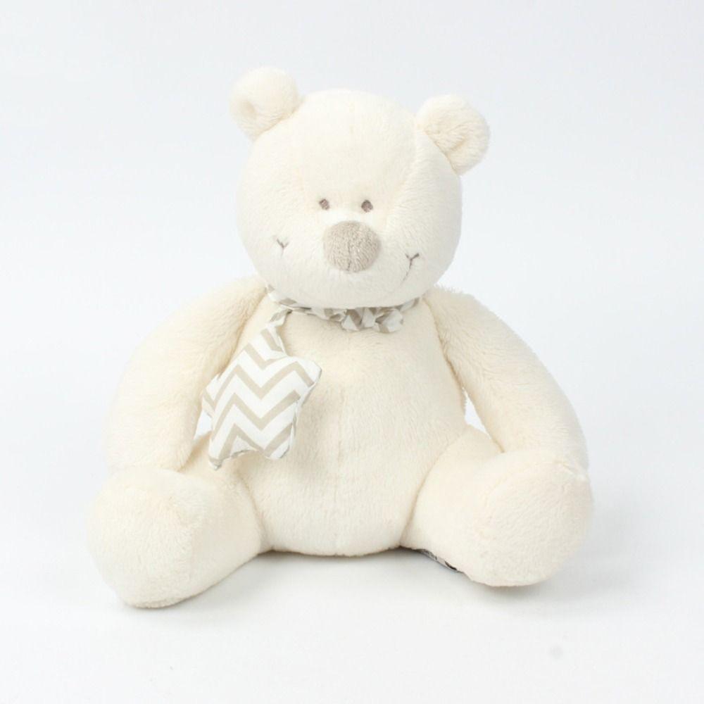 Cute Bear Plushie High Quality Soft Cream Bears Children Gift White Stuffed Animal Doll Soft Plush Bear Plush Toys Home Decor