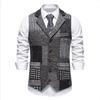 Men's European Medieval Retro V-Neck Business Casual Vest