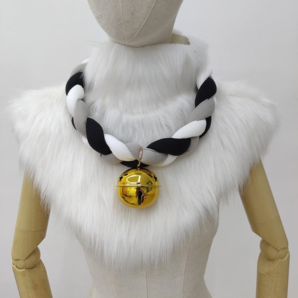 Handmade Bell Collar Necklace With Bell Cosplay Costume Necklace Animal Cosplay