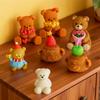 Cute Brown Bear Aromatherapy Candle Silicone Mold Epoxy Resin Cute Bear Mold Gypsum Mold Home Decoration Handicraft Gift
