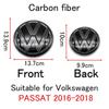 New 2026 For VW Passat B8 2016 2017 2018 Logo Car Badge Hood Front Grille Rear Trunk Emblem Decoration Accessories Replacement Parts zs0