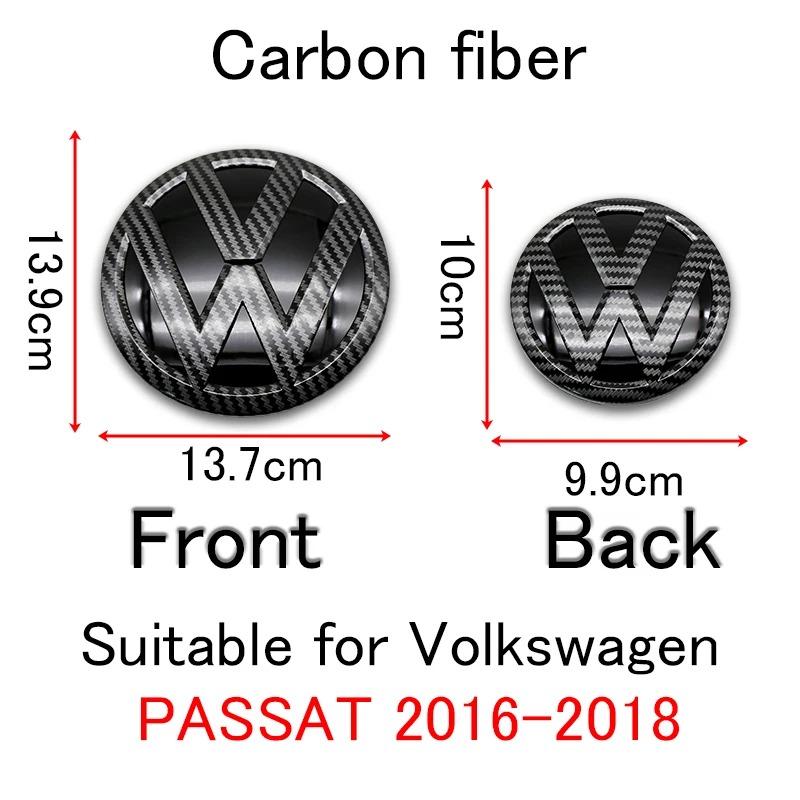 New 2026 For VW Passat B8 2016 2017 2018 Logo Car Badge Hood Front Grille Rear Trunk Emblem Decoration Accessories Replacement Parts zs0