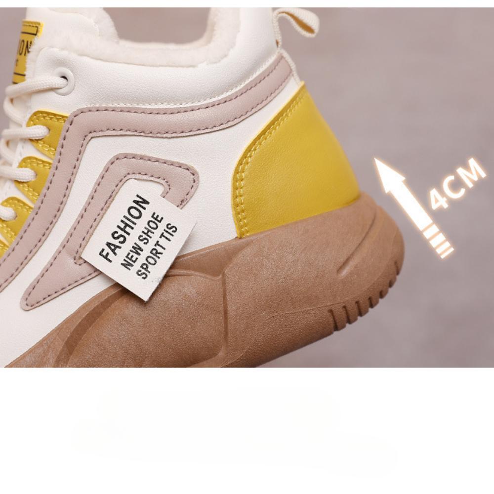 Women's Snow Boots, Artificial Short Plush Plastic Low Heel, Autumn and Winter New Style, Thick Soled Versatile Cotton Shoes