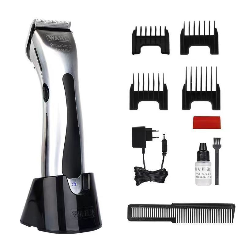 Wahl Clipper 8148 Professional Hair Clippers, Made In USA, Taper Fade & Retro Haircut Kit, Barber Salon Tools with Multiple Guide Combs