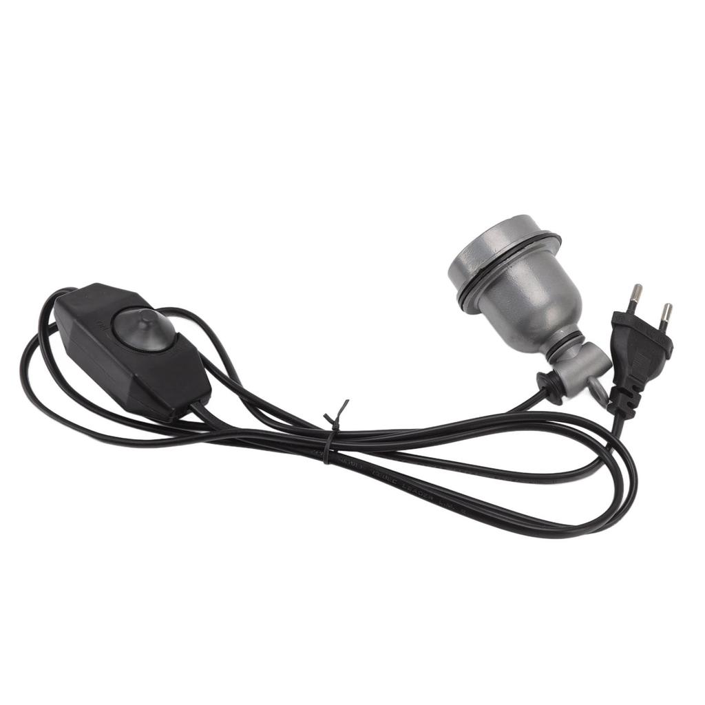 Gniazdo lampy grzewczej E27 Obudowa ze stopu Standardowy uchwyt żarówki grzewczej dla zwierząt domowych dla lampy dla gadów i żółwi