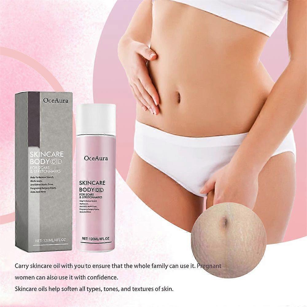3X Body Oil with Vitamin E, After Shower Body Oil for Women, Non-Greasy & Fast-Absorbing Lightweight Moisturizer for Scars & Stretch Marks,Hydrating