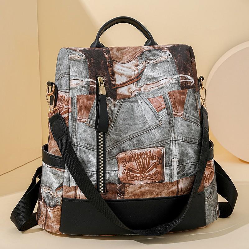 

Рюкзак женский новый модный женский рюкзак большой емкости Going Travelbag серый