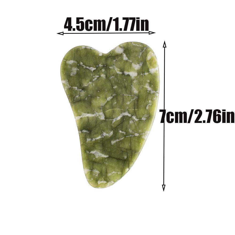 Jade Gua Sha Facial & Body Roller Massager for Full Meridian Scraping Massage.