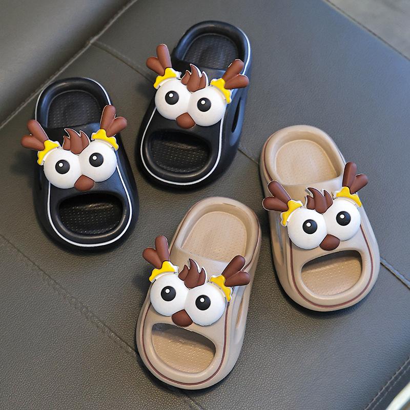 Boy's Slippers, Girl's Cartoonish Cute Anti-slip Cool Shoes