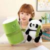 Bamboo Tube Panda Doll Doll Chengdu Simulated Big Panda Plush Toy Children's Gift Girls Rag Doll