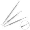 3pcs Hook Ingrown Double Ended Ingrown Toe Correction Lifter File Toe Nail Care Manicure Pedicure Toenails Clean Foot Care Tool