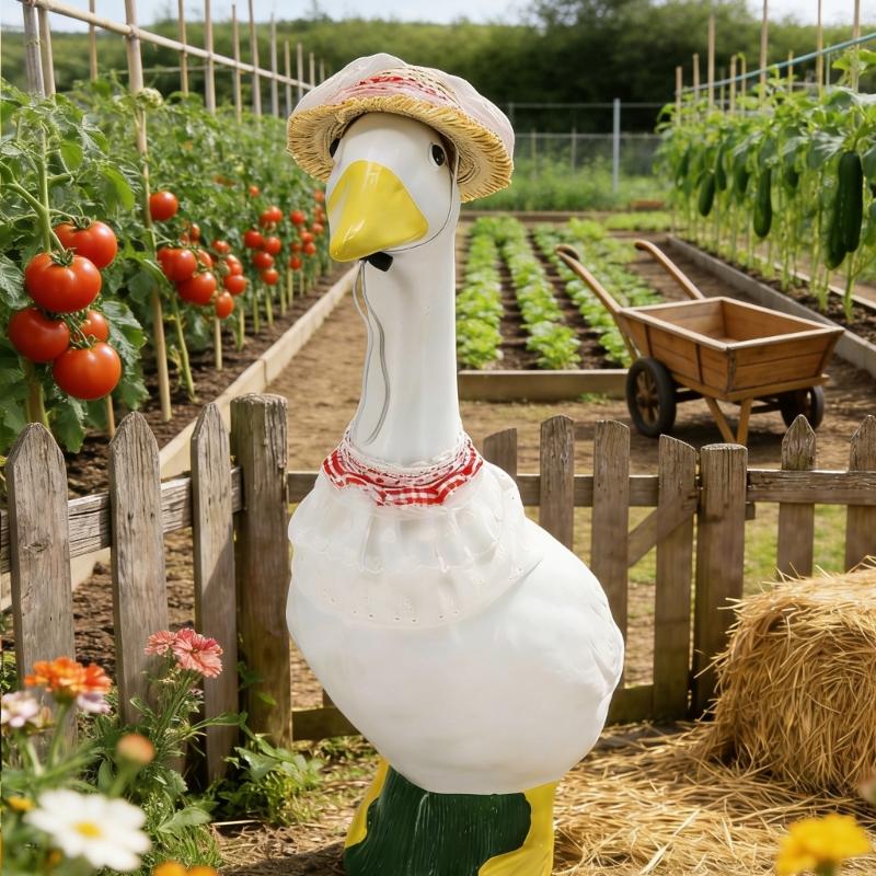 Holiday Framework Geese Costume For 23 Inch Decorative Lawn Figure Garden Geese Accessories Perfect For Extended Display