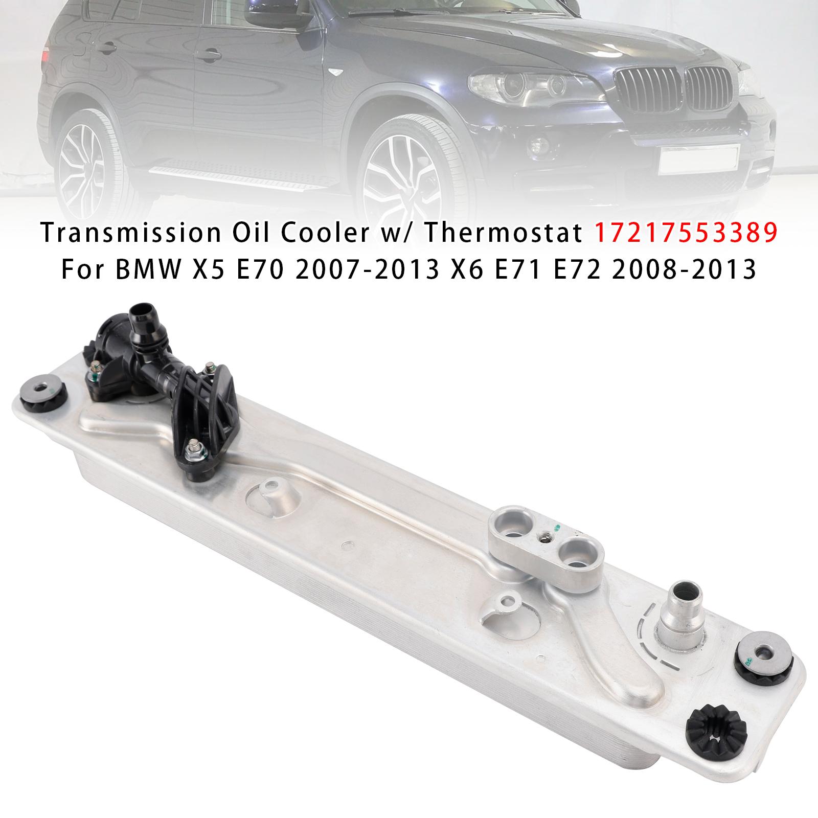 

Transmission Oil Cooler w/ Thermostat For BMW X5 E70 07-13 X6 E71 E72 08-13