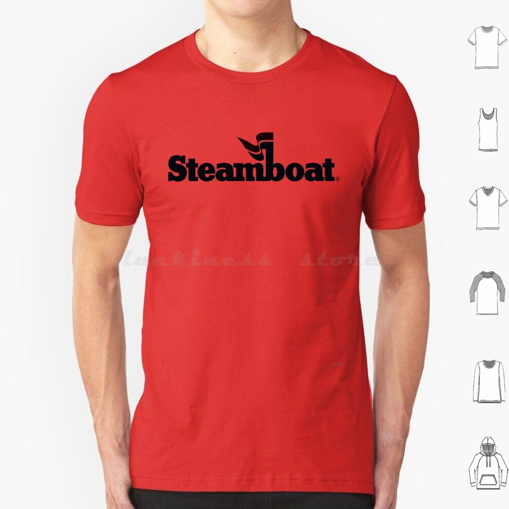 Blacked Out Steamboat Resort Colorado Mountain Resort T Shirt Cotton Men Women DIY Print Steamboat Steamboat Springs Black