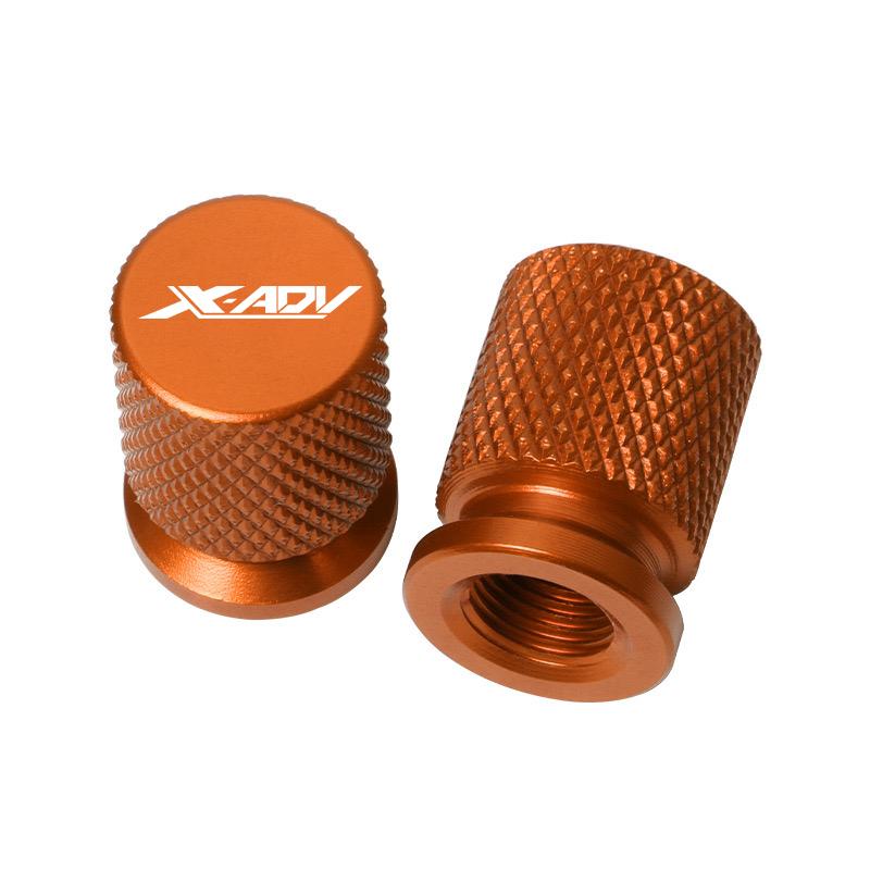 2 Pcs For Honda XADV X ADV X-ADV 750 2018-2024 All Year Motorcycle Accessories CNC Aluminum Wheel Tire Valve Stem Caps Covers ajw256