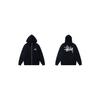 Cross-border Trendy Brand Stuart American Classic Logo Printed Zipper Hooded Jacket Sweater for Men and Women