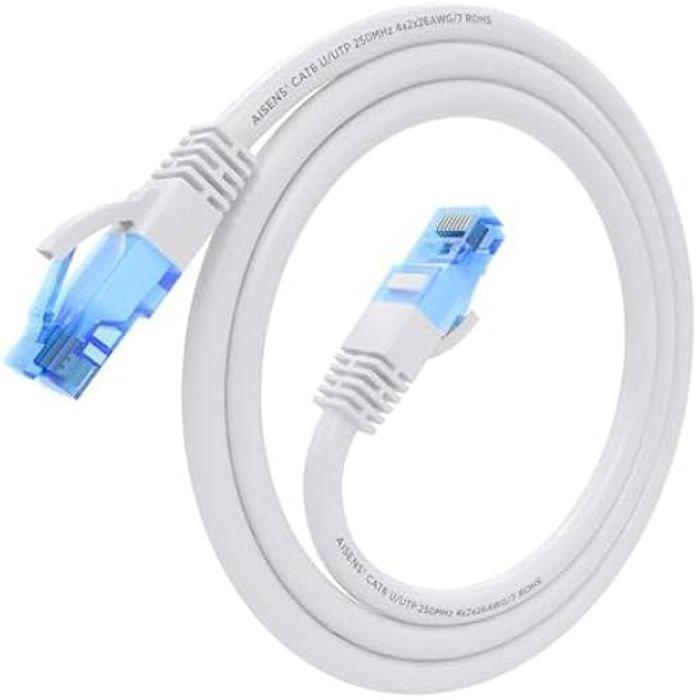 Câble de Réseau - AISENS - A135-0815 - RJ45 - Catégorie 6 - 25 cm - UTP - AWG26