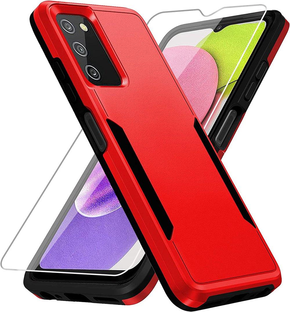 

Для Samsung Galaxy A52 5G/A52S Чехол Жесткий Прочный Устойчивый к Ударам Тонкий Защитный Чехол с Защитой Экрана Pc + tpu&CASE and film