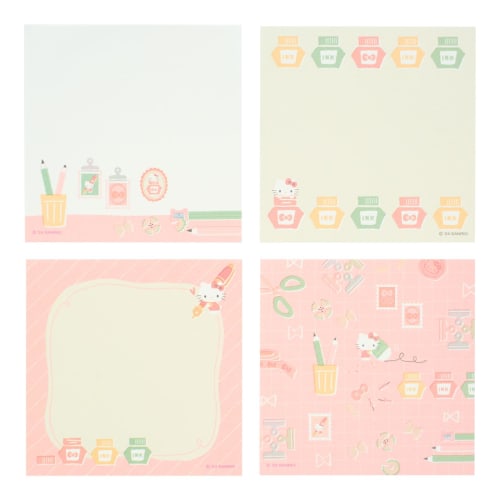 Sanrio Sanrio Stationery Time Hello Kitty Hello Kitty Square Memo 340642
