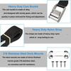 Deck Mount Ice Chest Securing Tie Down Kit with Buckle Straps, 2m Nylon Webbing and Stainless Steel Hardware