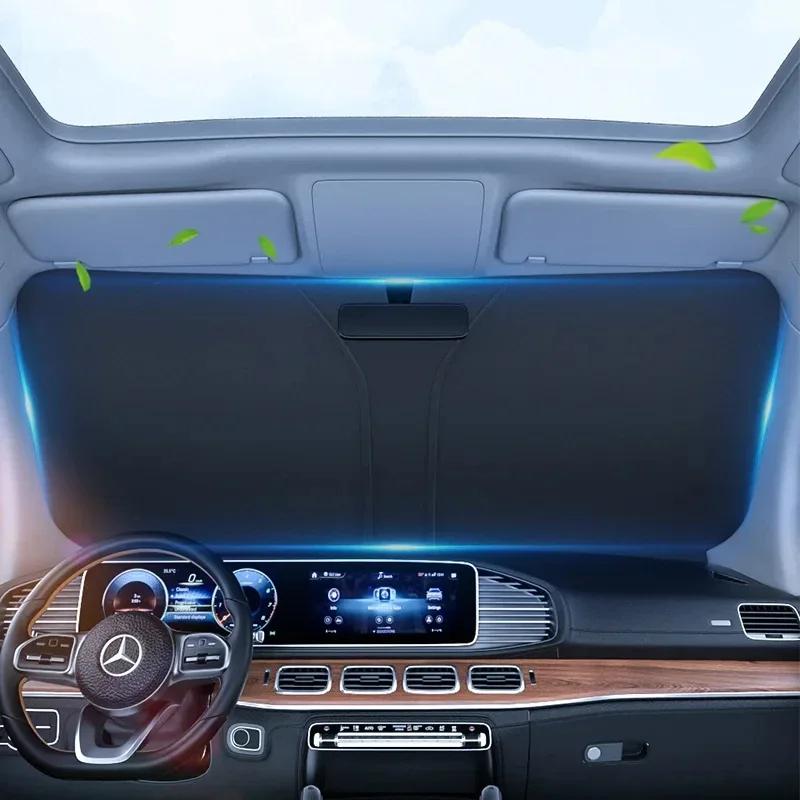 Universal Car Windshield Sun Shade Umbrella Visor Shield UV Rays Blocking Front Window Heat Insulation Protection Cover