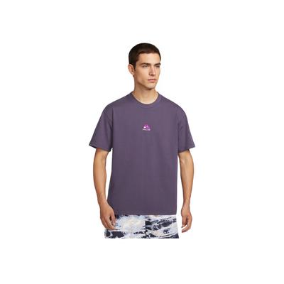 ACG Series Schnelltrocknend Weich Bequem Atmungsaktiv Figurbetont Kurzarm T-Shirt Herren Tops Dunkelviolett DQ1816-573
