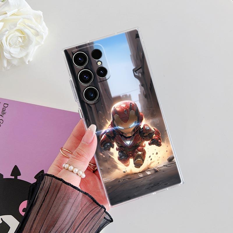 Baby Marvel Superhelden Transparente Hülle Für Samsung Galaxy S26 S25 Ultra S24 S22 S26 Plus S20 S23 S21 S25 S24 FE 5G Klare Abdeckung