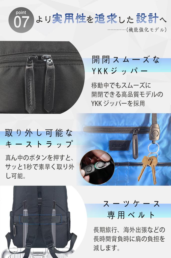 [Flechazo] Backpack for Men and Women, Large Capacity, 15.6-inch PC, Waterproof, Rucksack, Large Capacity, Ultra-Lightweight, Anti-Theft, Popular for